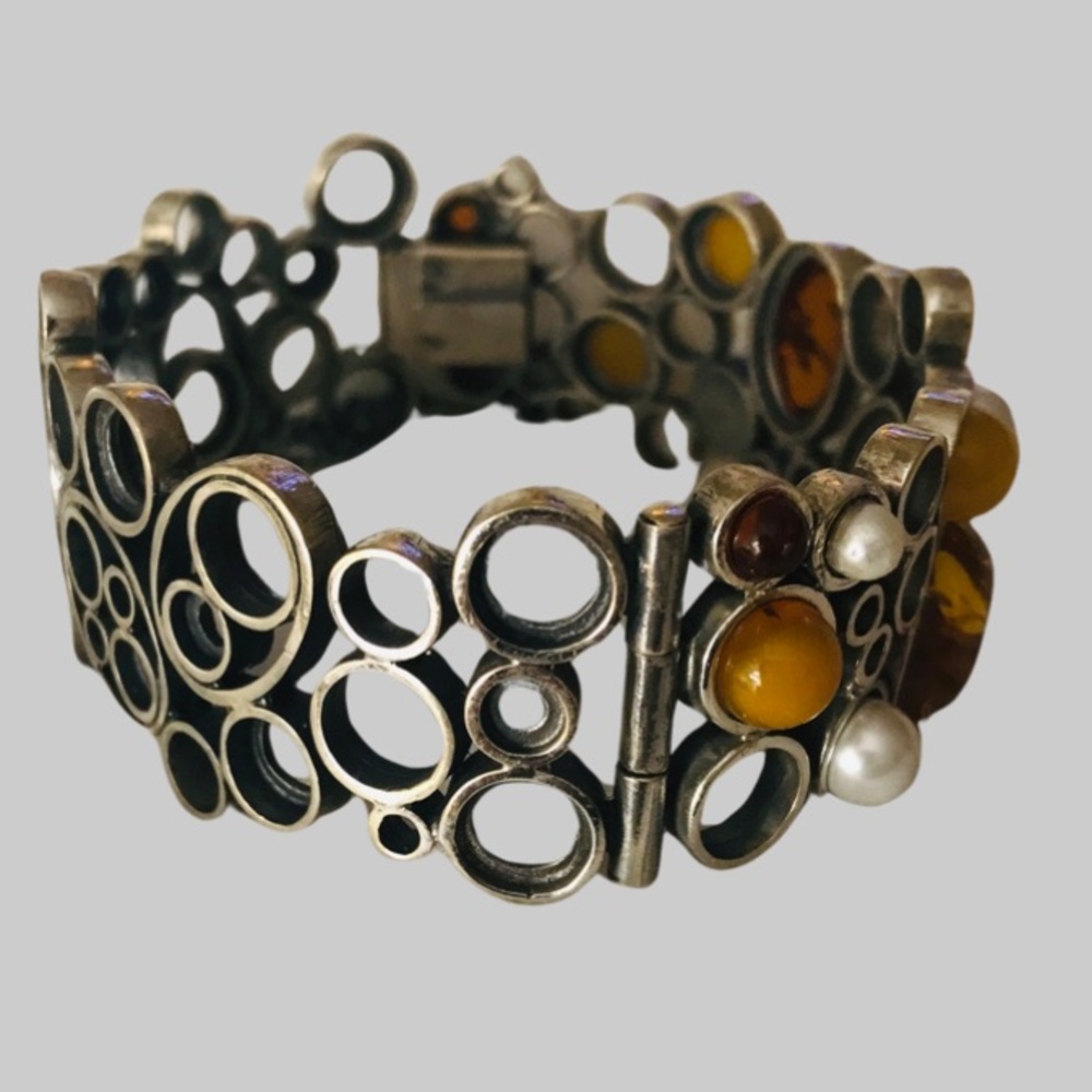 Brand Kruk Amber Multi Colors Bracelet - Picture 8 of 14